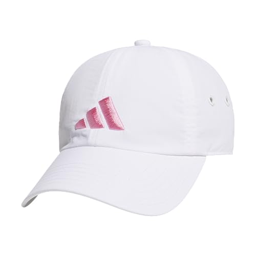 adidas Women's Influencer Hat - color: White/Bliss Pink