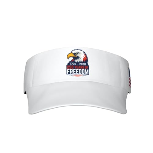 United States 250th Anniversary Hat America Patriotic Visor Caps for Women Men Adjustable Sun Hat - color: Usa 250th Anniversary 10