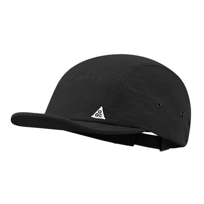 Croogo Quick Dry Short Brim Baseball Cap 5 Panel Lightweight Running Hat - color: Ddy1-black