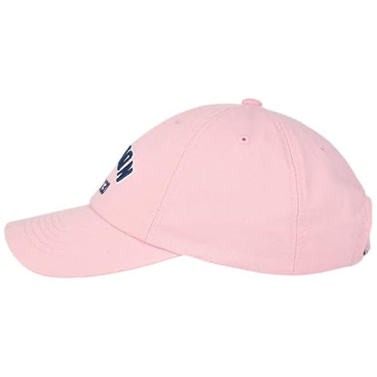 E BY ELIDAN Boston EST 1630 Dad Hat, Embroidered Cotton Baseball Cap - color: Pink