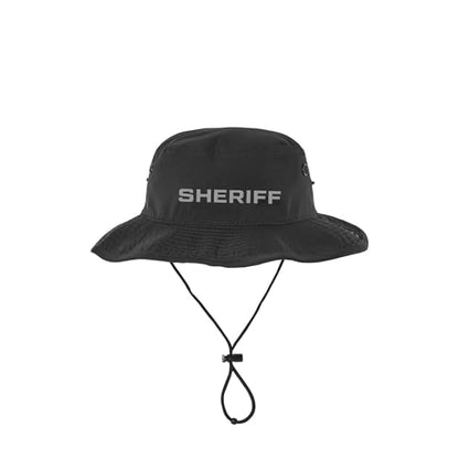 13Fifty Sheriff Training Reflective Boonie Sun Hat - color: Black & Gray
