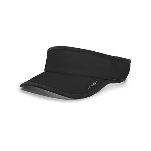 Pacific Headwear Unisex Adult Pacific Headwear Lite Allsport Active Visor - color: Black