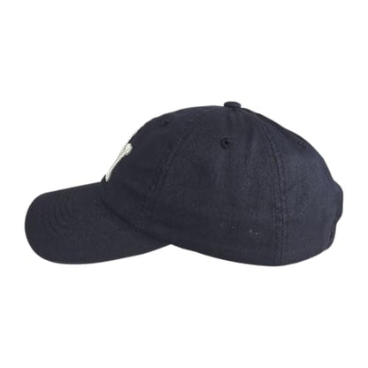 NY 3D Embroidered Dad Hat - New York Baseball Cap - color: Navy
