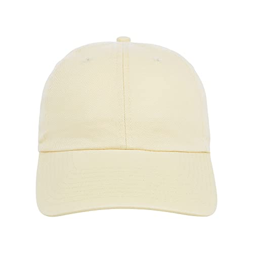Lids Blank Baseline Dad Adjustable Strapback Hat - color: Natural