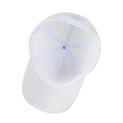 Quick Dry Trucker Hat for Men & Women Workouts Hats - color: White
