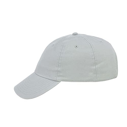 Lids Blank Baseline Dad Adjustable Strapback Hat - color: Light Grey