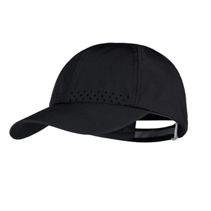 HH HOFNEN Women Quick Drying Baseball Cap Sun Hat Unstructured Golf Hat - color: #2 Black+dark Pink