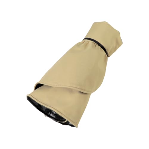 Sun Visor Hat for Women UPF 50+ Wide Brim Packable Ponytail Hat Shapeable UV Protection Shell Hat Roll-up Foldable Sun Hat - color: Khaki