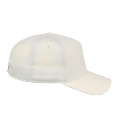 Lids Blank Hook Shot A-Frame Adjustable Snapback Hat – Breathable Mesh & Lightweight | Curved Bill | One Size Fits Most - color: Ivory