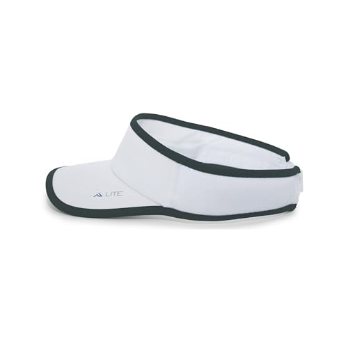 Pacific Headwear Unisex Adult Pacific Headwear Lite Allsport Active Visor - color: White/Dark Green