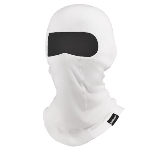 Summer Cooling Balaclava UPF 50+ Full Face Cover Lightweight for Men Women - color: Beige