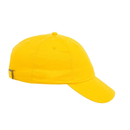 Lids Blank Baseline Dad Adjustable Strapback Hat - color: Gold