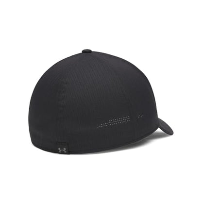 Under Armour Iso-Chill ArmourVent Stretch Fit Hat - color: (004) Black / / Castlerock, size: Small-Medium