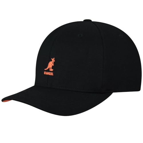 Kangol Men, Women Wool Flexfit Baseball - color: Beluga Black, size: Large-X-Large