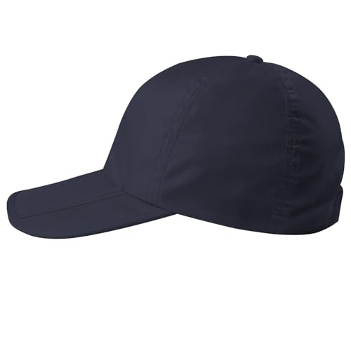 Sumolux Waterproof Baseball Cap Men Women Sun Hat Quick-Drying - color: Dark-blue, size: One Size