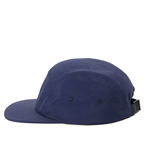 5 Panel Baseball Cap Camp Cap Taslon Short Brim Cap Quick Dry Hat Flat Bill Big Size Large Caps Oversize Running Hat - color: Dk Blue, size: 7 1/2