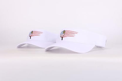 Avino Pickleball Gifts - Men's & Women's Pickleball Hats - color: White Visor