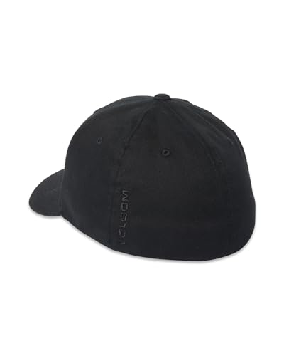 Volcom Men's Full Stone Heather Xfit Hat - color: Black on Black, size: Small
