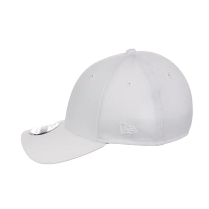 New Era Blank Custom 39THIRTY Stretch-Fitted Cap (US, Alpha, Medium, White)