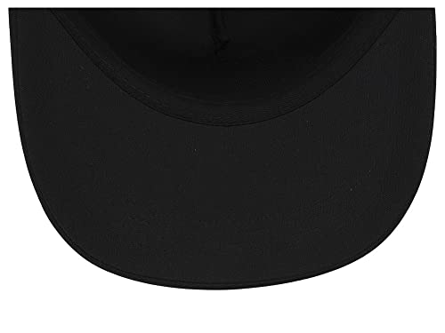 Lids Blank Basic Foam Trucker Adjustable Snapback Hat - color: Black/Black