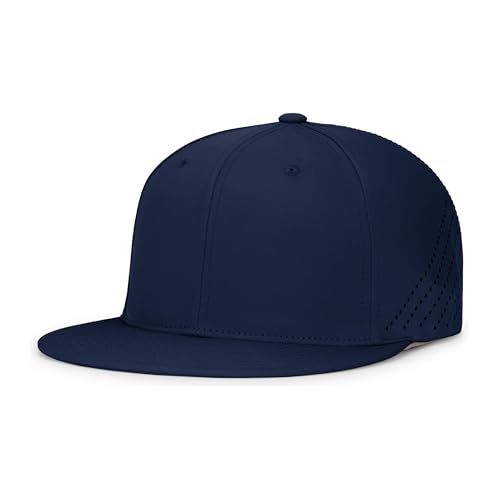 Pacific Headwear Unisex-Adult Pacific Headwear Premium Lightweight Perforated Pacflex Cap Powered By Coolcore® - color: Navy, size: X-Small