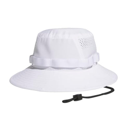 adidas Men's Victory Bucket Hat Boonie - color: White/Onix Grey/Black/5, size: Large-X-Large