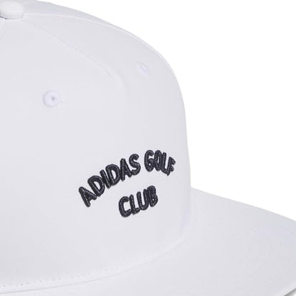 Adidas Unisex 5 Panel Crinkled Nylon Golf Hat - color: White, size: One Size