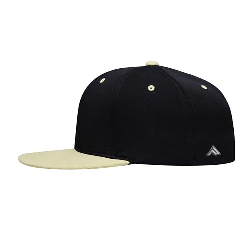 Pacific Headwear Unisex-Adult Pacific Headwear Premium P-tec Flexfit® Cap - color: Navy/Vegas, size: X-Small