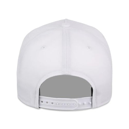 Lids Blank Hook Shot A-Frame Adjustable Snapback Hat – Breathable Mesh & Lightweight | Curved Bill | One Size Fits Most - color: White