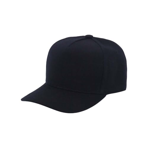 12 Pack Seamless Baseball Caps Wholesale Bulk - No Center Seam, DIY Friendly, Adjustable Breathable Lightweight for Men Women - color: Black