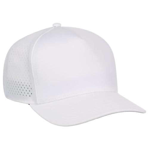 Lids Tee Box 5-Panel Performance Tech Adjustable Snapback Cap - color: White