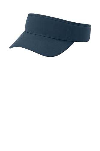 Port Authority Poly Visor - color: River Blue Navy