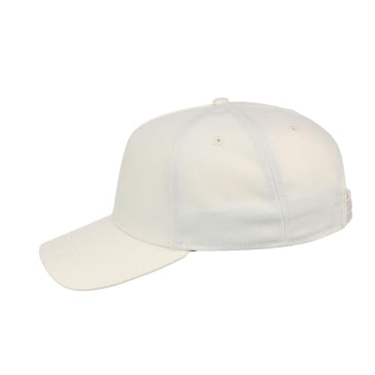 Lids Blank Hook Shot A-Frame Adjustable Snapback Hat – Breathable Mesh & Lightweight | Curved Bill | One Size Fits Most - color: Ivory
