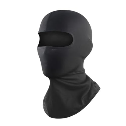 Balaclava Ski Mask Summer Cooling Face Cover Lightweight Shiesty Mask for Men Women UV Protector Unisex Motorcycle - color: Black