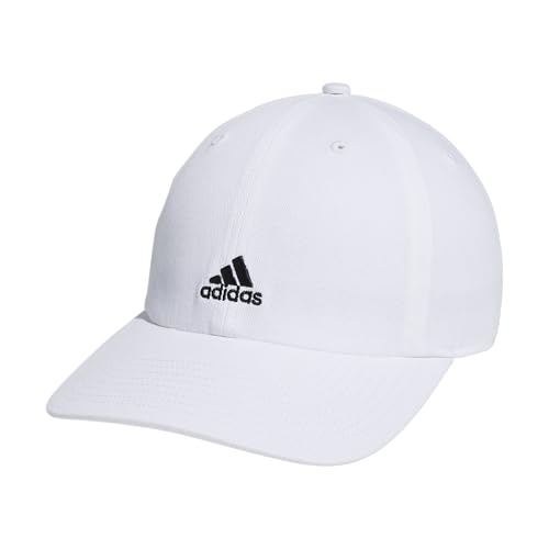 adidas Women's Saturday 2 Hat Baseball Cap - color: White/Black/2