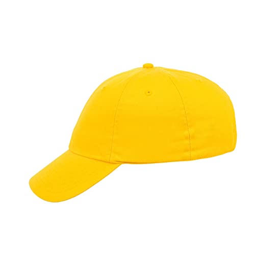 Lids Blank Baseline Dad Adjustable Strapback Hat - color: Gold