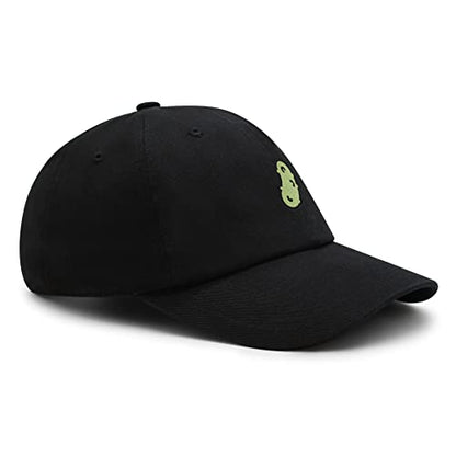 JPAK Pickle Premium Dad Hat Embroidered Cotton Baseball Cap Dill Juice - color: Black