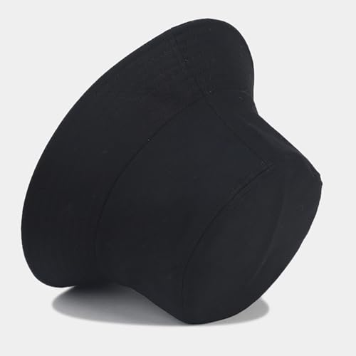 XYIYI 2 Pack Unisex Bucket Hat for Women Men Summer Beach Fishing Hat Sun Hat - color: Black White