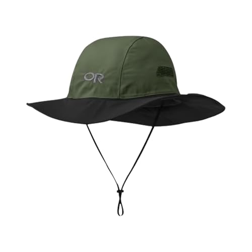 Outdoor Research Seattle Rain Hat - color: Fatigue/Black, size: X-Large