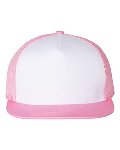 Flexfit Classic Trucker Hat White – One Size – 6006 - color: Pink/ Wht/ Pink