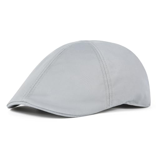 Toddler Cotton Ivy Newsboy Cap - color: Light Grey, size: 12-24 Months