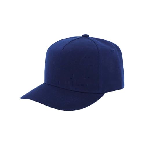 12 Pack Seamless Baseball Caps Wholesale Bulk - No Center Seam, DIY Friendly, Adjustable Breathable Lightweight for Men Women - color: Navy