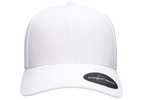 Flexfit Men's One Size Delta Seamless Cap, Maroon, Large-X-Large - color: White, size: Large-X-Large