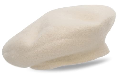 French Beret Hat for Women Solid Beanie Cap Stretchable Winter Warm Beret - color: Beige
