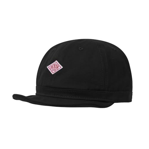 Clakllie Cotton Short Brim Hat for Men Vintage Cadet Style Baseball Cap - color: Black-bb5
