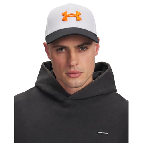 Under Armour Blitzing Hat Adjustable - color: (101) White / Black / Solar Orange