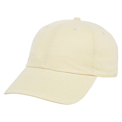 Lids Blank Baseline Dad Adjustable Strapback Hat - color: Natural