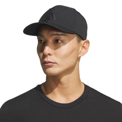 adidas Men's Gameday Stretch Fit Hat - color: Black/Black/5, size: Large-X-Large