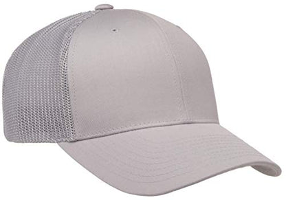 Yupoong Yp Classics Retro Trucker Cap - color: Silver, size: One Size, style: Single