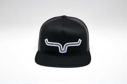 Kimes Ranch Unisex Delano Hat – High-Profile Western Snapback with 3D Embroidery - color: Black